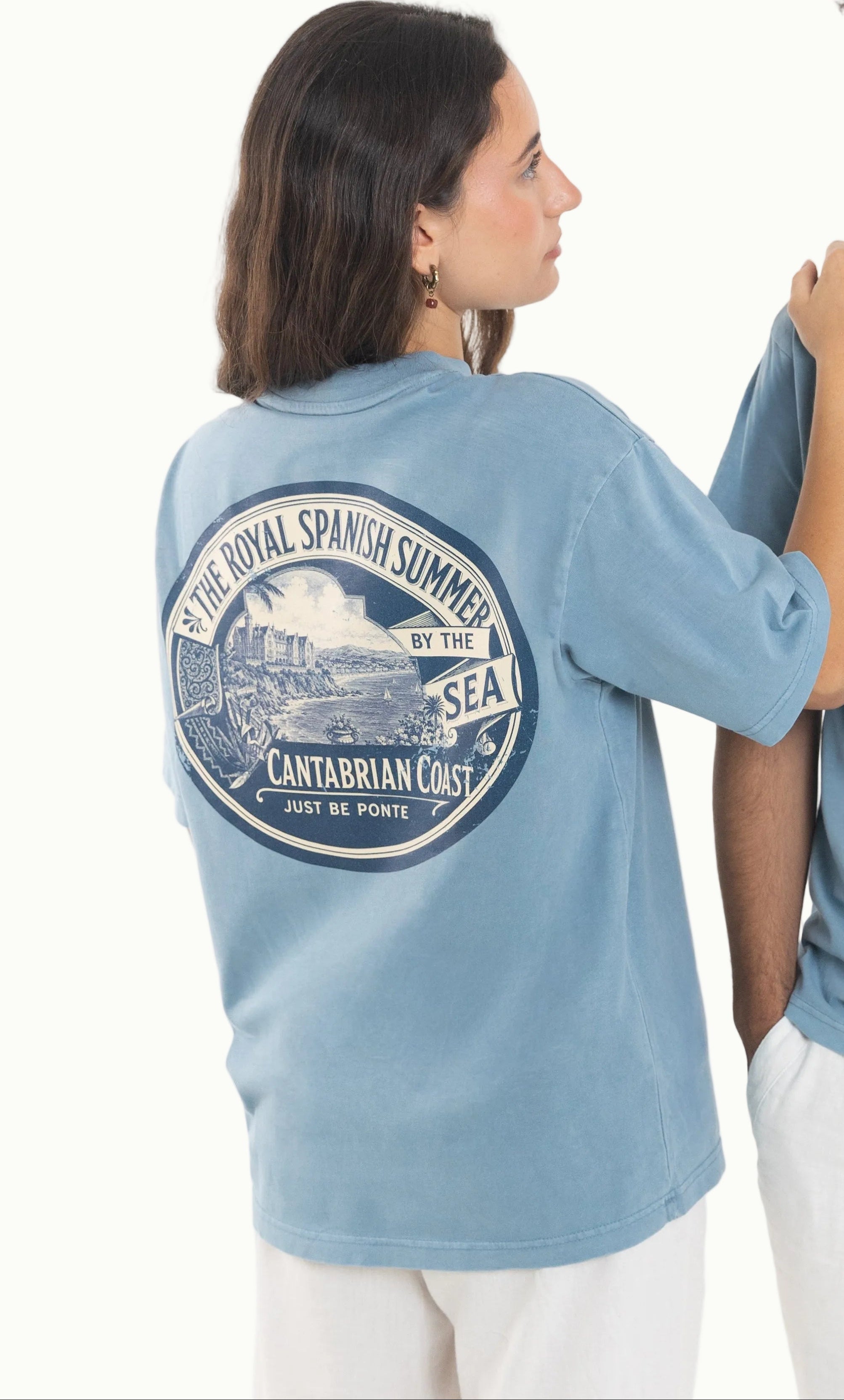 Detalle diseño camiseta ROYAL SUMMER